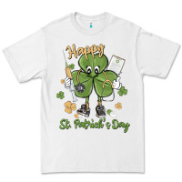 White happy st. patrick's day Premium Tee - MaliasSmallBusiness