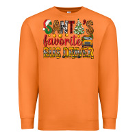 Carrot Santa's Favorite Bus Driver Premium Sweatshirt - BundleAndBundleShop