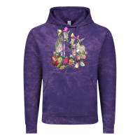 Floral Baby Goats Vintage Hoodie | Teevron