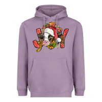 Lavender joy christmas with cow bbs Heavyweight Hoodie - BundleAndBundleShop