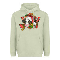 Matcha joy christmas with cow bbs Heavyweight Hoodie - BundleAndBundleShop