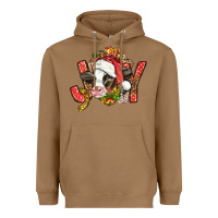 Toasted Coconut joy christmas with cow bbs Heavyweight Hoodie - BundleAndBundleShop