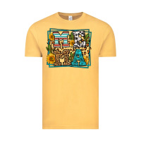 Vintage Mustard western leopard mema Vintage Tee - LillyAllenDesigns