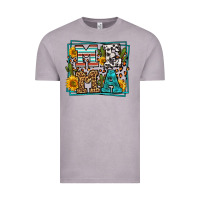 Vintage Zinc western leopard mema Vintage Tee - LillyAllenDesigns