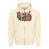 Sandshell One hoppy mama easter day Zipper Hoodie - HowdyJamesFarm