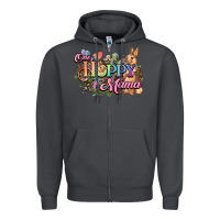 Smoke One hoppy mama easter day Zipper Hoodie - HowdyJamesFarm
