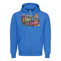 True Royal One hoppy mama easter day Zipper Hoodie - HowdyJamesFarm