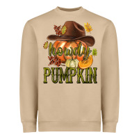 Mushroom Howdy Pumpkin Heavyweight Sweatshirt - texasbilliewilder