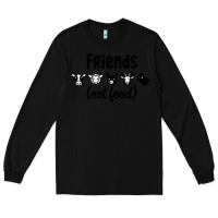Black Friends not Food Long Sleeve Tee - Bettercallsaul