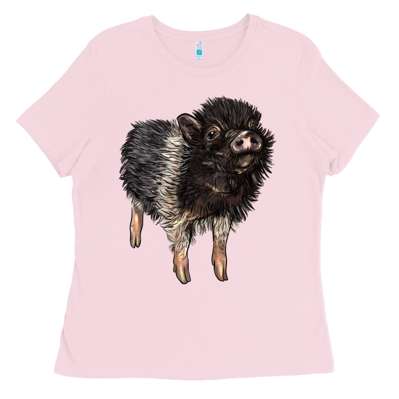 Baby Hampshire Pig Ladies Tee by LillyAllenDesigns | Teevron