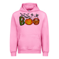 Fuchsia Pink boo halloween Urban Hoodie - CowhideDigitalArt