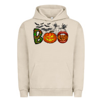 Pigment French Oak boo halloween Urban Hoodie - CowhideDigitalArt