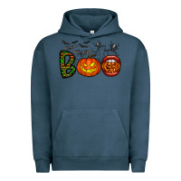 Pigment Midnight Navy boo halloween Urban Hoodie - CowhideDigitalArt