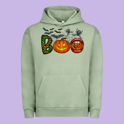 Boo Halloween Urban Hoodie Designed By Cowhidedigitalart