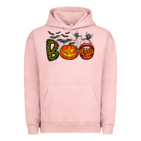 Pigment Salmon boo halloween Urban Hoodie - CowhideDigitalArt