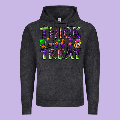 Thick And A Treat Vintage Hoodie Designed By Bundleandbundleshop