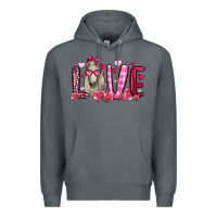 Rock valentines day love horse Premium Hoodie - OliviaCreatesArt