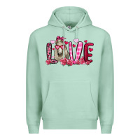 Seafoam valentines day love horse Premium Hoodie - OliviaCreatesArt