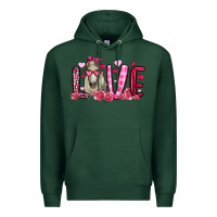 Sports Green valentines day love horse Premium Hoodie - OliviaCreatesArt
