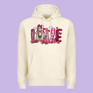 Valentines Day Love Horse Premium Hoodie Designed By Oliviacreatesart