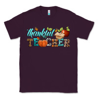 Plum thankful teacher Classic Tee - BundleAndBundleShop