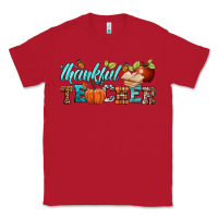 Red thankful teacher Classic Tee - BundleAndBundleShop