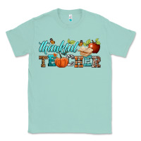 Seafoam thankful teacher Classic Tee - BundleAndBundleShop