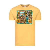 Vintage Mustard western leopard mini Vintage Tee - LillyAllenDesigns