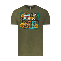 Vintage Olive western leopard mini Vintage Tee - LillyAllenDesigns