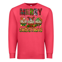 Cardinal merry christmas with cupcake bbs Premium Sweatshirt - BundleAndBundleShop