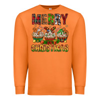 Carrot merry christmas with cupcake bbs Premium Sweatshirt - BundleAndBundleShop