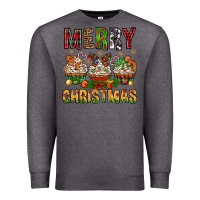 Charcoal Heather merry christmas with cupcake bbs Premium Sweatshirt - BundleAndBundleShop