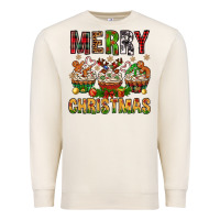 Sandshell merry christmas with cupcake bbs Premium Sweatshirt - BundleAndBundleShop