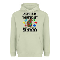 Matcha Autism grizzlies Heavyweight Hoodie - FaDigitalArtStudio