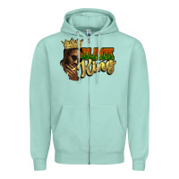 Seafoam Black king Zipper Hoodie - HowdyJamesFarm