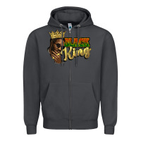 Smoke Black king Zipper Hoodie - HowdyJamesFarm