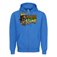 True Royal Black king Zipper Hoodie - HowdyJamesFarm