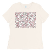 Bone baseball seamless background  (3200x2400px) Ladies Tee - Jasminsmagicworld