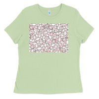 Matcha baseball seamless background  (3200x2400px) Ladies Tee - Jasminsmagicworld