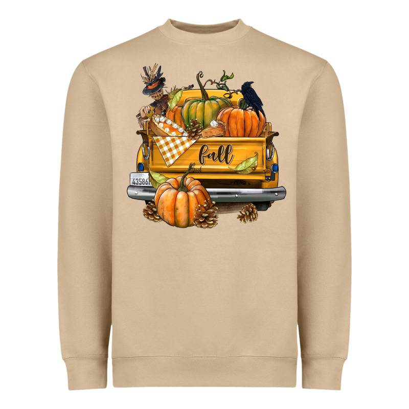 Fall Truck Heavyweight Sweatshirt by texasbilliewilder | Teevron