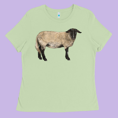 Suffolk Sheep Ladies Tee Designed By Lillyallendesigns