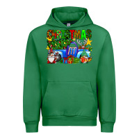Emerald christmas truck Urban Hoodie - SublimationCraftShop