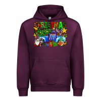 Mauve Wine christmas truck Urban Hoodie - SublimationCraftShop