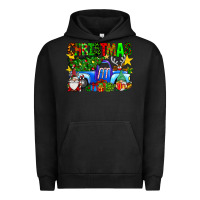 Pigment Black christmas truck Urban Hoodie - SublimationCraftShop