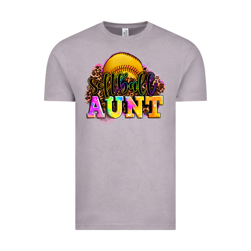 Softball Aunt Vintage Tee by LillyAllenDesigns | Teevron