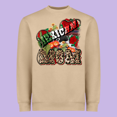 Mexican Mom Heavyweight Sweatshirt Designed By Nancycooperartshop