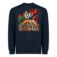 Navy Mexican Mom Heavyweight Sweatshirt - NancyCooperArtShop