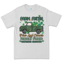Dove Grey farm fresh four leaf clovers Premium Tee - MaliasSmallBusiness