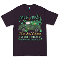 Plum farm fresh four leaf clovers Premium Tee - MaliasSmallBusiness