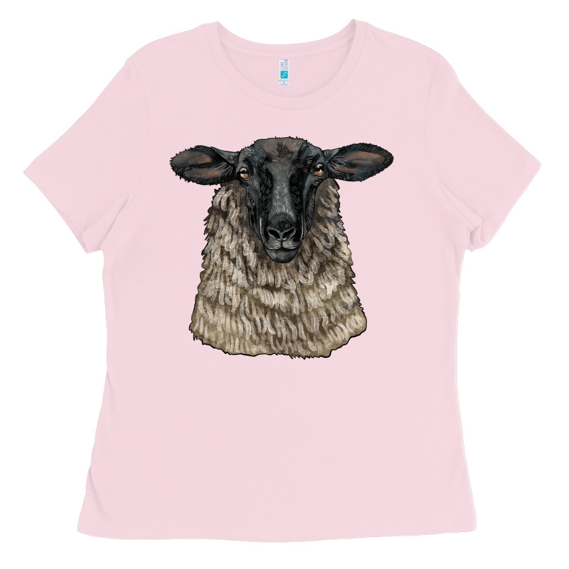Suffolk Sheep Head Ladies Tee by LillyAllenDesigns | Teevron